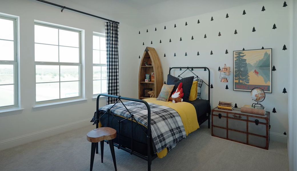 Representative furnished interior of a home built from the Richland by Beazer Homes in Goodland: Crossings 50', Midlothian (Image 14).