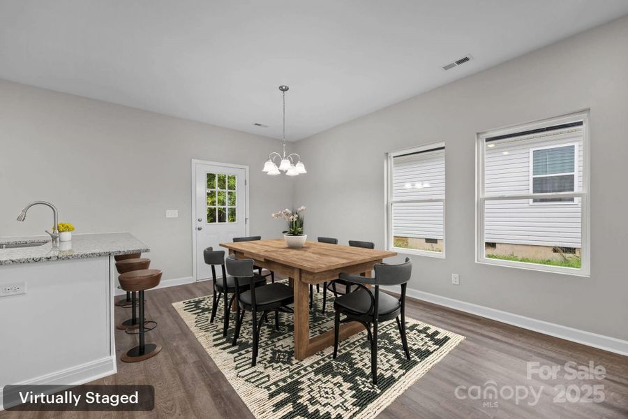 Furnished interior view inside a new home in , Salisbury (Image 16). Furnished interior view inside a new home in , Salisbury (Image 16).