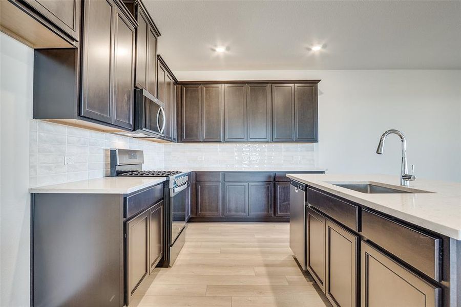 Furnished interior view inside a new home in Sierra Vista at Kelly Ranch, Aledo (Image 7).