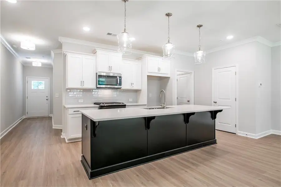 Furnished interior view inside a new home in River Walk Place, Lawrenceville (Image 7).