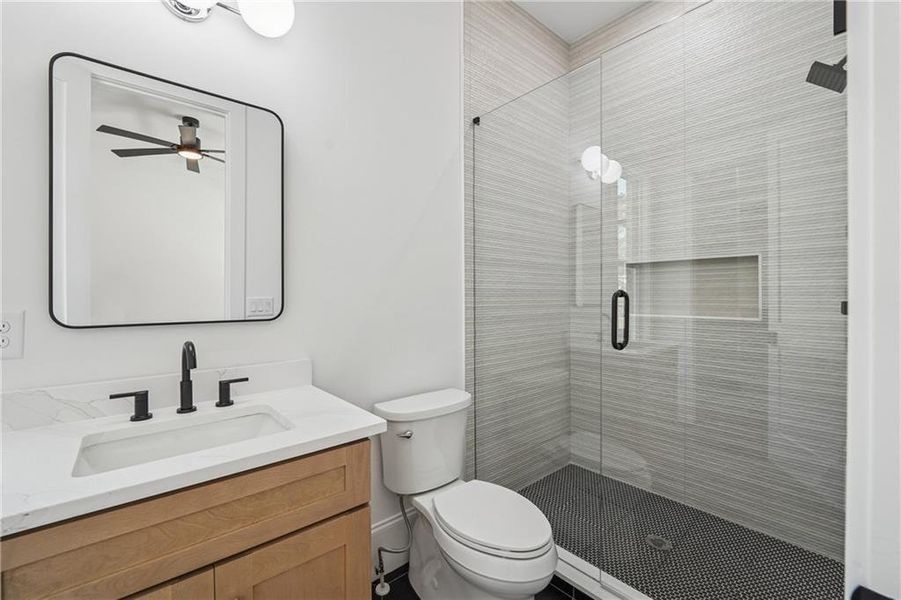 Furnished interior view inside a new home in , Dacula (Image 33).