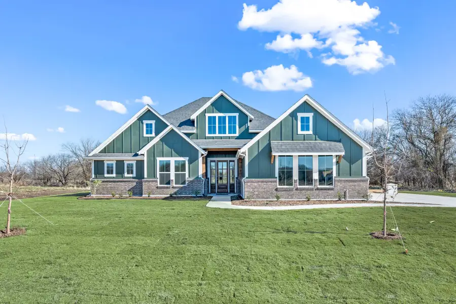 Representative exterior photo of a completed home built from the Caitlyn by Our Country Homes in Bella Crossing, Benbrook, TX (Image 5).