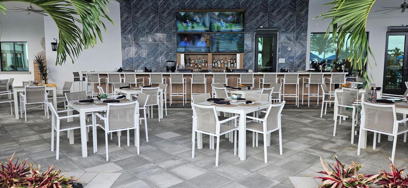 Restaurant and patio bar