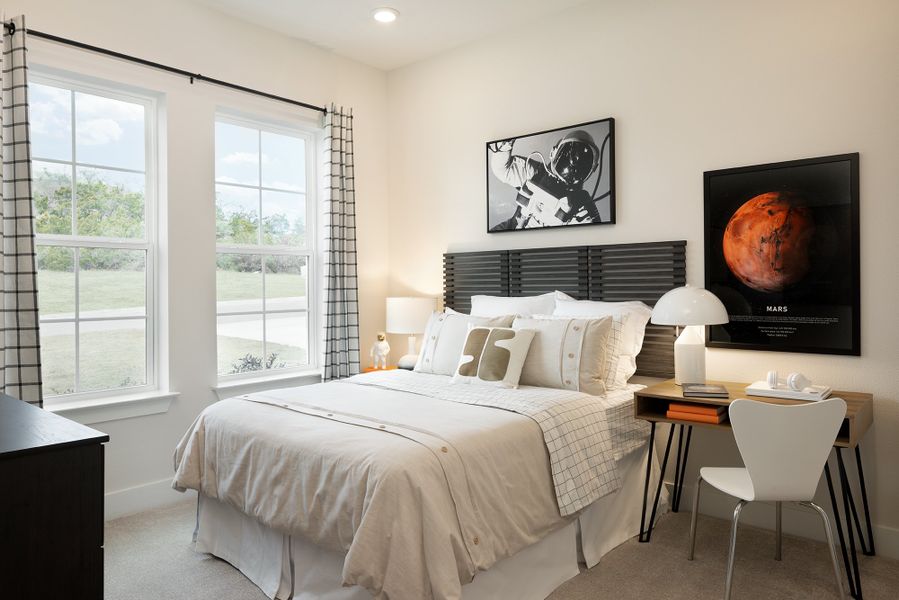 Representative furnished interior of a home built from the Sisterdale by Beazer Homes in Highland Estates, San Antonio (Image 6). Representative furnished interior of a home built from the Sisterdale by Beazer Homes in Highland Estates, San Antonio (Image 6).