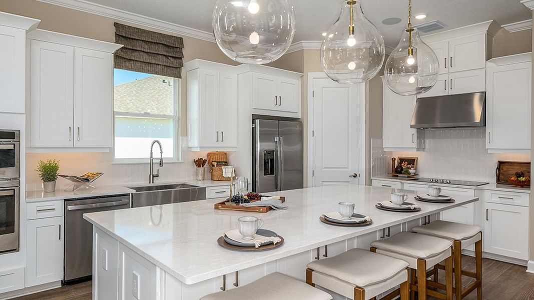Representative furnished interior of a home built from the Lazio II by Taylor Morrison in Westview Community Group Page, Kissimmee (Image 5).