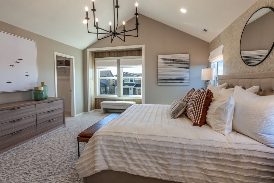 Representative furnished interior of a home built from the Twain by Hartford Homes in Trailside, Timnath (Image 61).