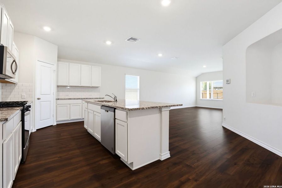 Furnished interior view inside a new home in , San Antonio (Image 10). Furnished interior view inside a new home in , San Antonio (Image 10).