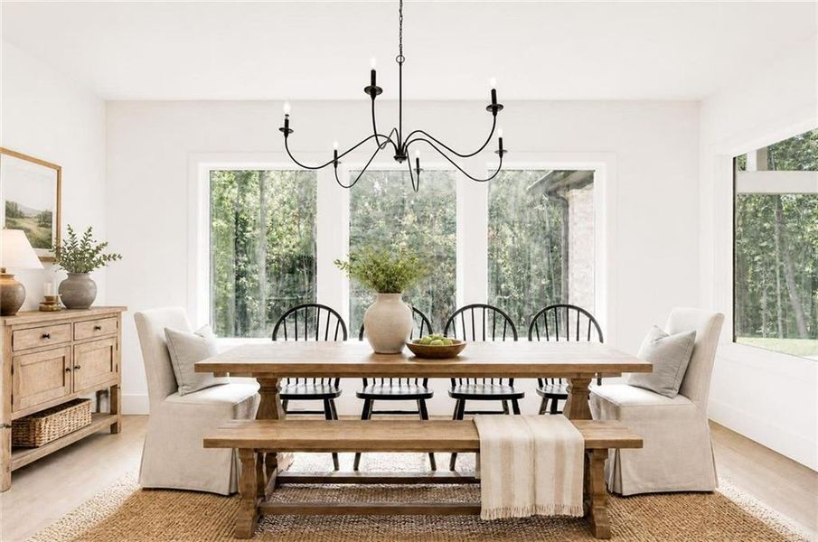 Furnished interior view inside a new home in , Gainesville (Image 19).