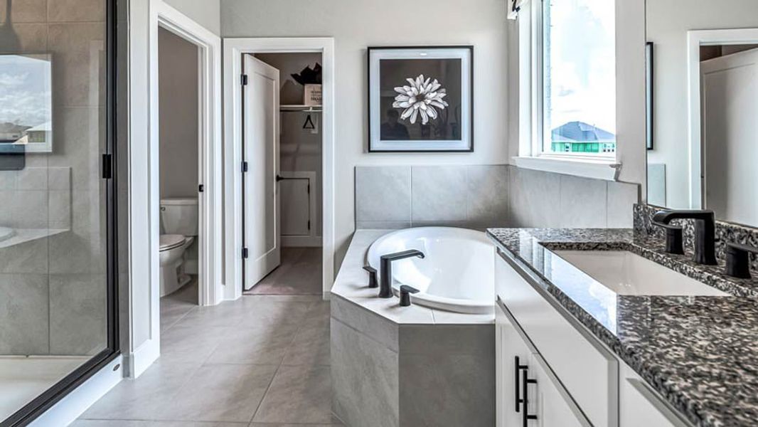 Furnished interior view inside a new home in Avalon at Cypress, Cypress (Image 24). Furnished interior view inside a new home in Avalon at Cypress, Cypress (Image 24).