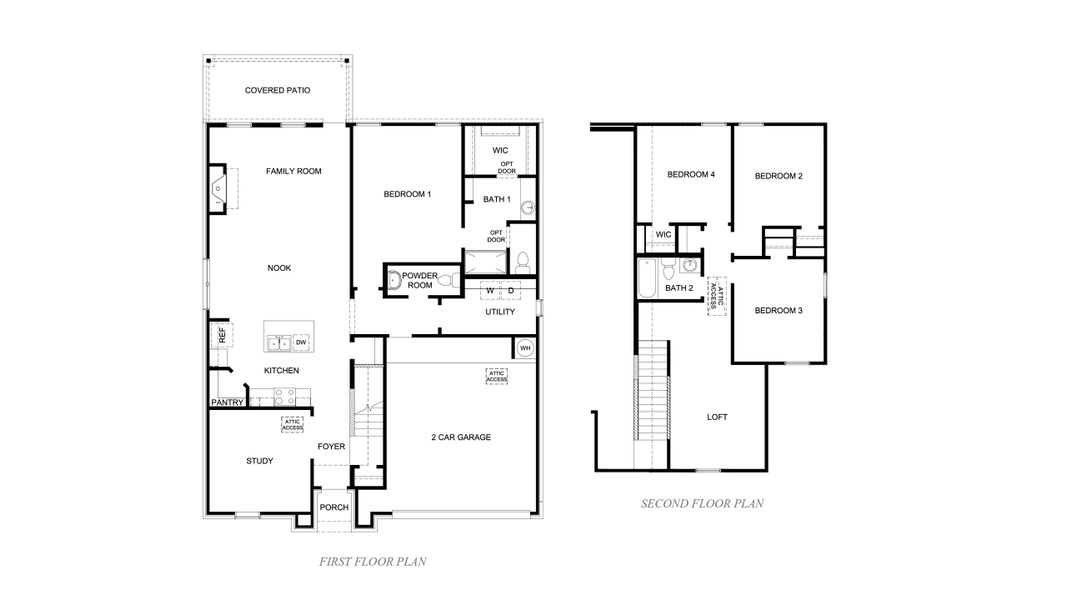 2D floor plan layout for the The Lincoln by D.R. Horton in Westmont, Lubbock, TX (Image 3). 2D floor plan layout for the The Lincoln by D.R. Horton in Westmont, Lubbock, TX (Image 3).
