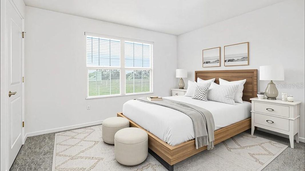 Furnished interior view inside a new home in Ridge at Heath Brook, Ocala (Image 5).