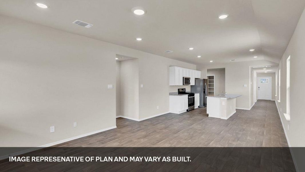 Spacious, unfurnished interior of a new home in Prairie Lakes, Buda (Image 10).