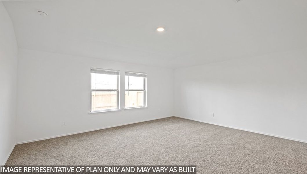 Representative unfurnished interior of a home built from the Harris by D.R. Horton in Grand Pines, Magnolia (Image 21).