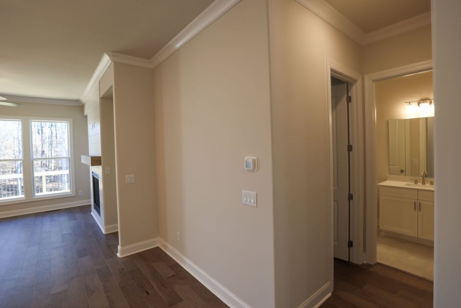 Representative unfurnished interior of a home built from the The Bennett by The Providence Group in Aberdeen, Hoschton (Image 22).