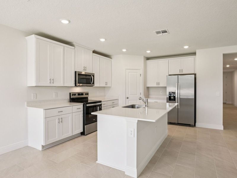 Furnished interior view inside a new home in Wynnstone - Signature Series, Davenport (Image 4).