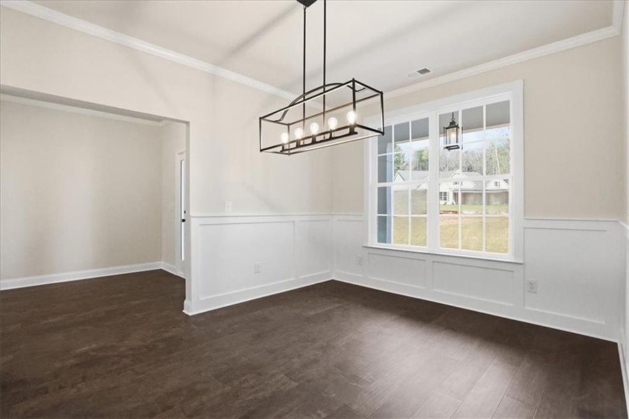 Spacious, unfurnished interior of a new home in Bradley Gin, Monroe (Image 49).
