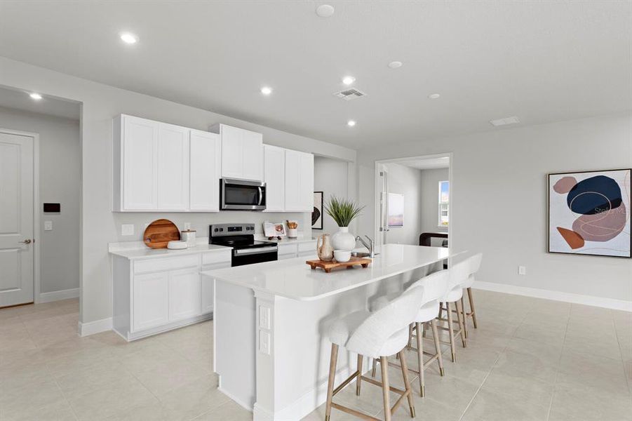 Furnished interior view inside a new home in Windwater, Parrish (Image 32).