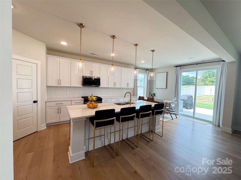 Furnished interior view inside a new home in Enclave at Caldwell, Charlotte (Image 30).