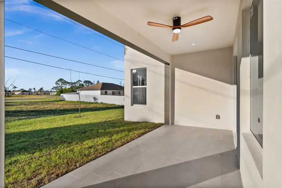 Exterior details and patio area of a home in , Cape Coral (Image 4). Exterior details and patio area of a home in , Cape Coral (Image 4).