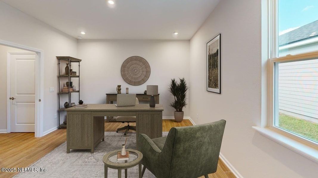 Furnished interior view inside a new home in Lakes at Bella Lago, Green Cove Springs (Image 10).