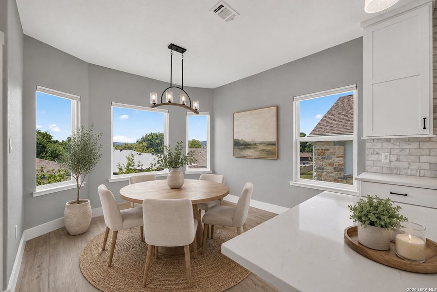 Furnished interior view inside a new home in , Kerrville (Image 9).