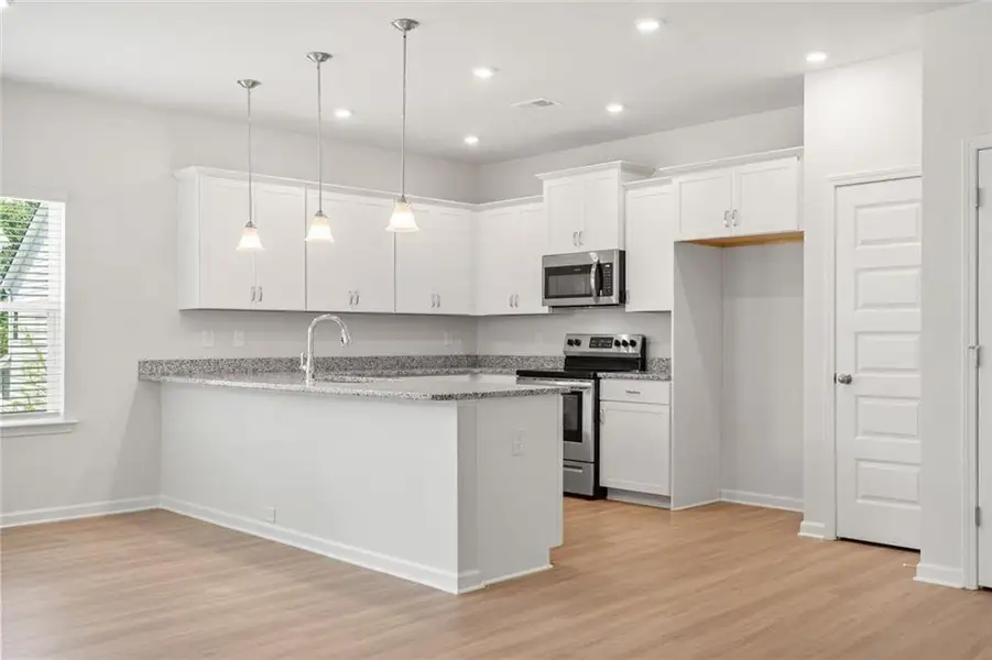 Furnished interior view inside a new home in The Andros, Dalton (Image 4).