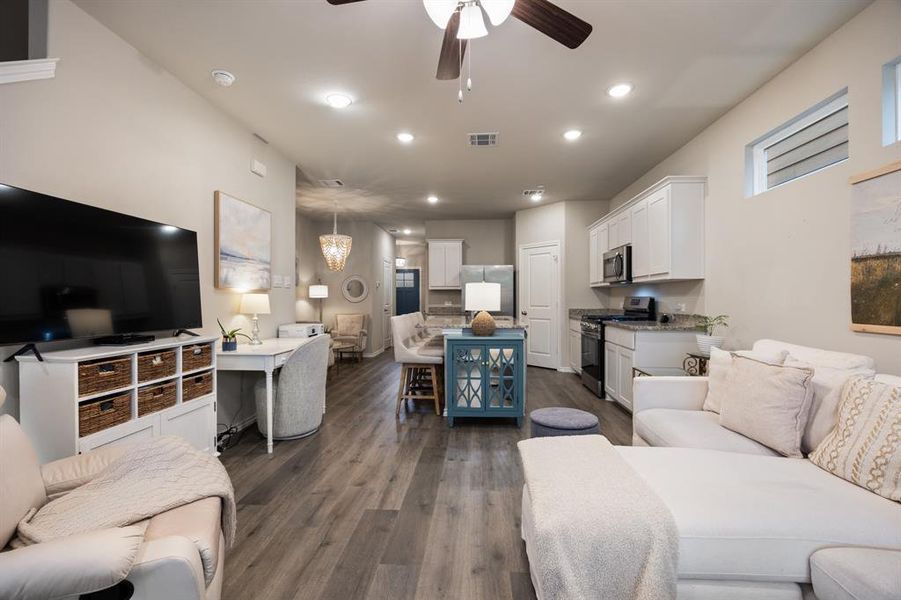 Furnished interior view inside a new home in Baker Landing, Richland Hills (Image 6).