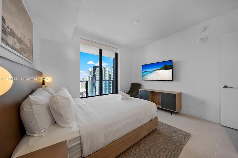 Furnished interior view inside a new home in , Miami (Image 29).