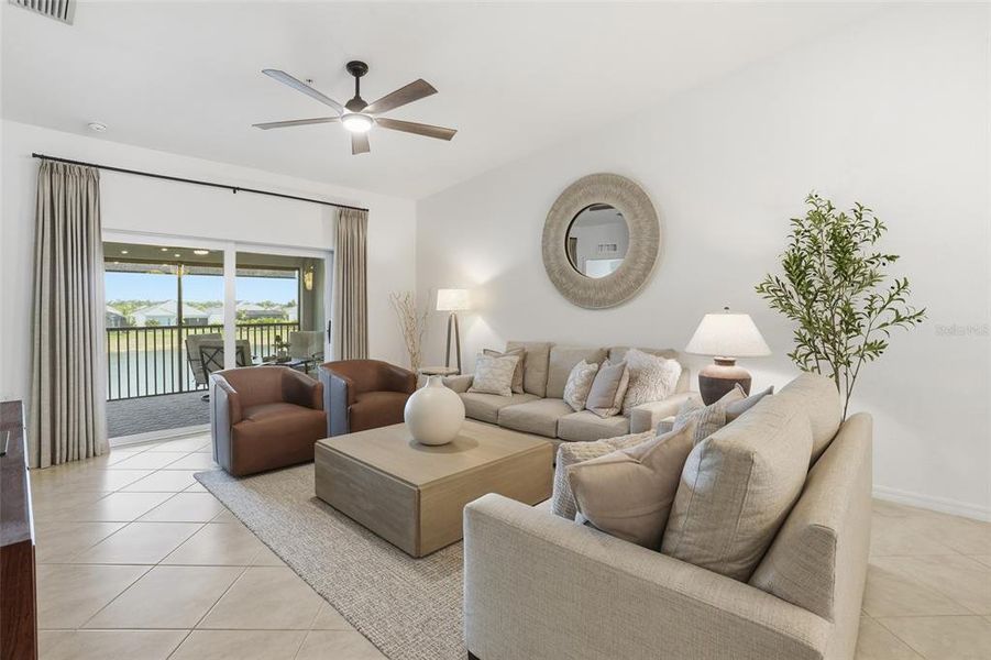 Furnished interior view inside a new home in , Punta Gorda (Image 30).