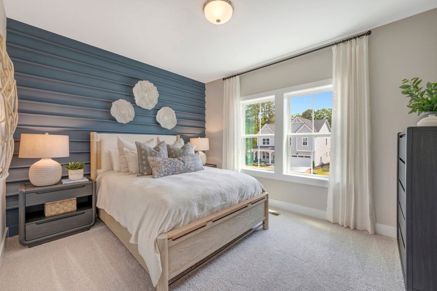 Representative furnished interior of a home built from the Collins by Beazer Homes in Friendship Village, Apex (Image 19).