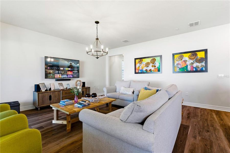 Furnished interior view inside a new home in , Orlando (Image 11). Furnished interior view inside a new home in , Orlando (Image 11).