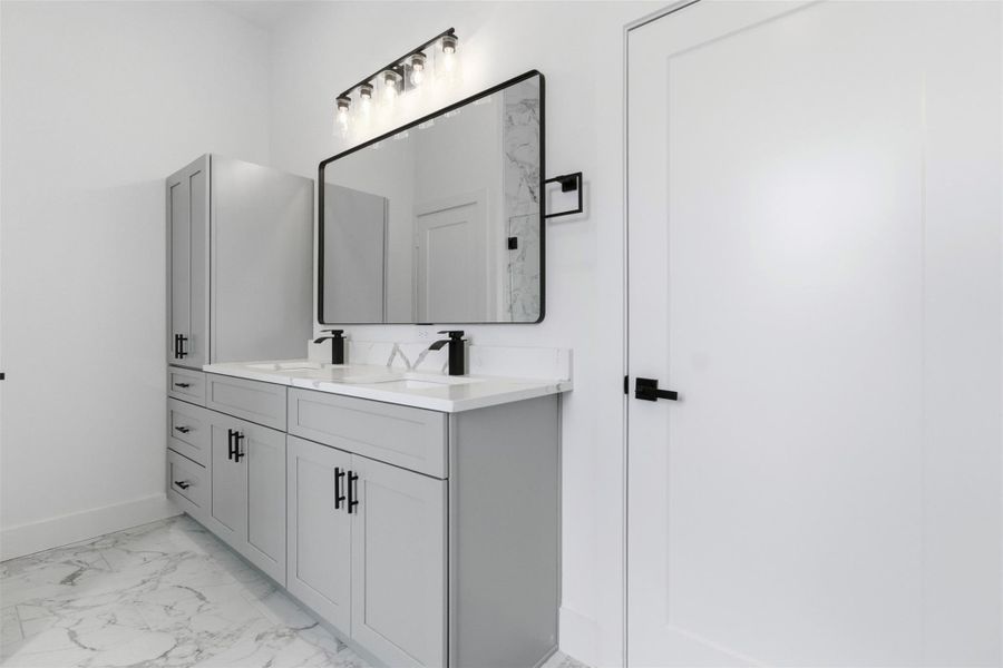 Dual vanity bathroom
