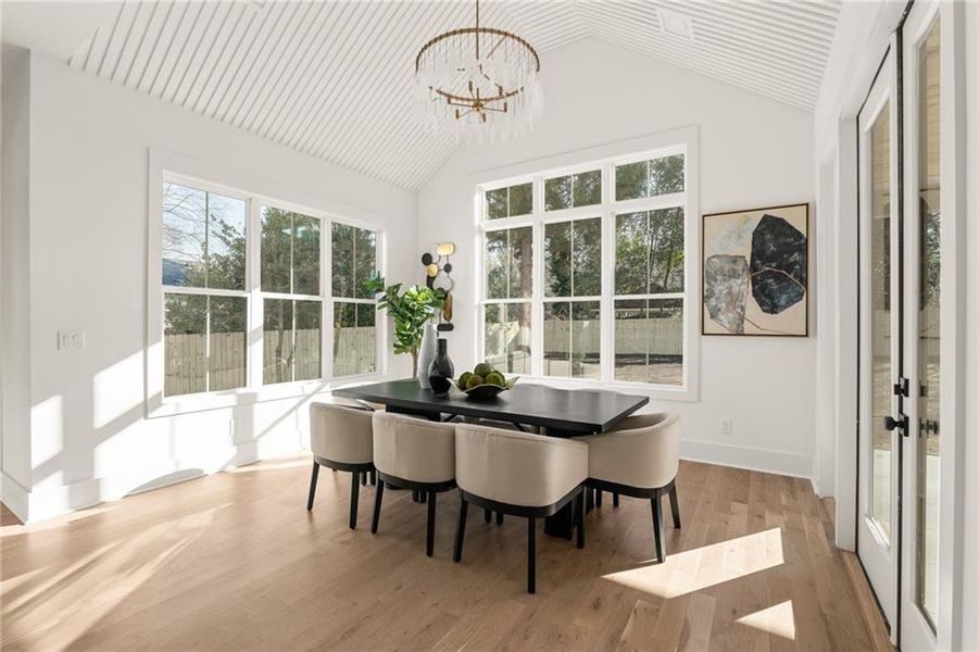 Furnished interior view inside a new home in , Atlanta (Image 22). Furnished interior view inside a new home in , Atlanta (Image 22).