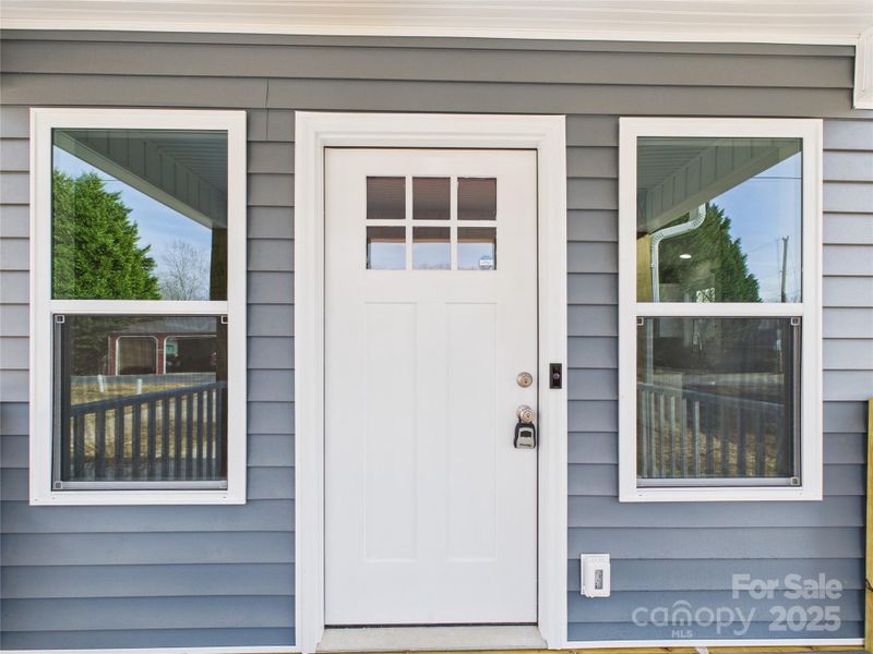 Exterior details and patio area of a home in , Valdese (Image 21).