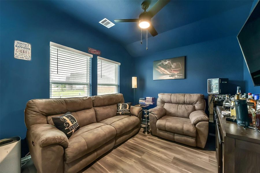 Furnished interior view inside a new home in Sunterra, Katy (Image 35).