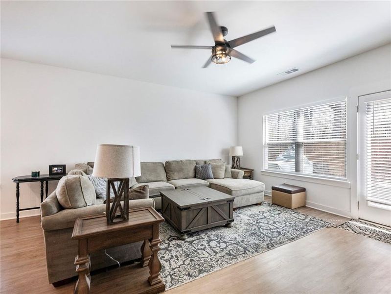 Furnished interior view inside a new home in Traditions of Braselton, Jefferson (Image 15). Furnished interior view inside a new home in Traditions of Braselton, Jefferson (Image 15).