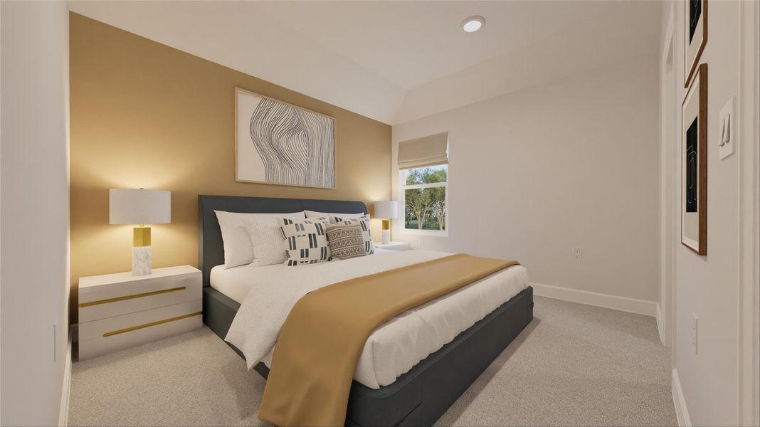 Furnished interior view inside a new home in Oakberry Trails, Waller (Image 15).