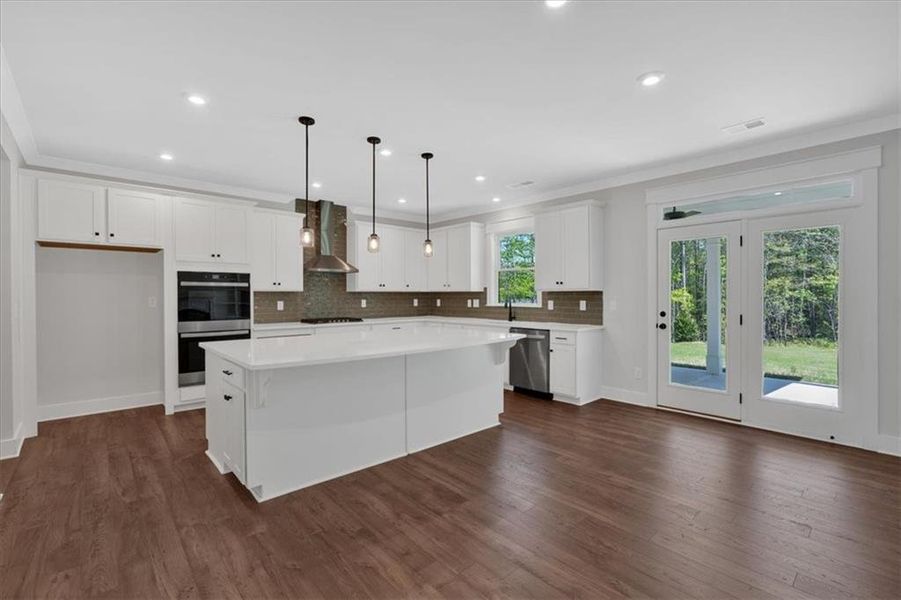 Furnished interior view inside a new home in Springside Reserve, Powder Springs (Image 11). Furnished interior view inside a new home in Springside Reserve, Powder Springs (Image 11).
