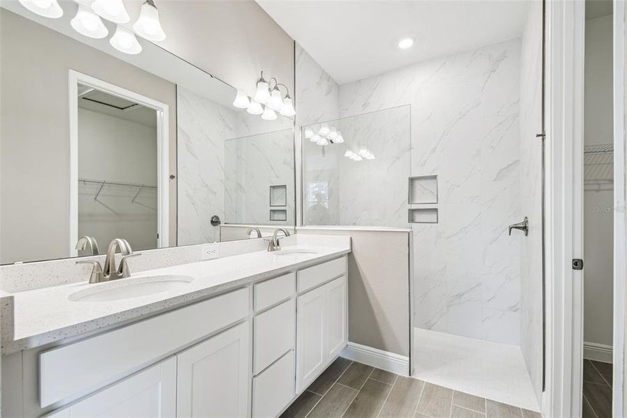 Furnished interior view inside a new home in Fairway Pointe - 55+ Villa Community, Sun City Center (Image 3).