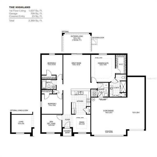 2D floor plan layout of this home in North Port, North Port, FL (Image 2). 2D floor plan layout of this home in North Port, North Port, FL (Image 2).