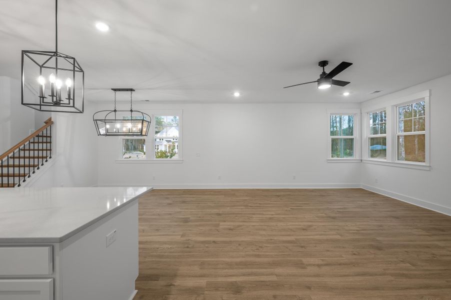 Spacious, unfurnished interior of a new home in Huckleberry Estates, Conway (Image 15). Spacious, unfurnished interior of a new home in Huckleberry Estates, Conway (Image 15).