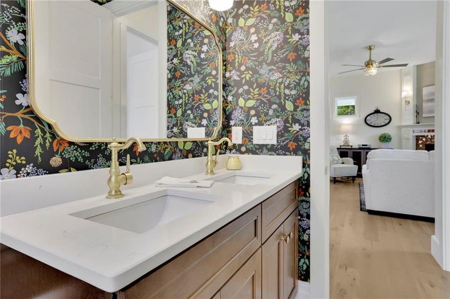 Furnished interior view inside a new home in , Austell (Image 31).