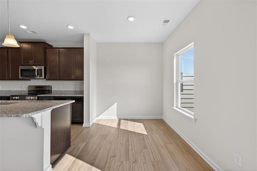 Furnished interior view inside a new home in Townes At The Stiles, Cartersville (Image 5).