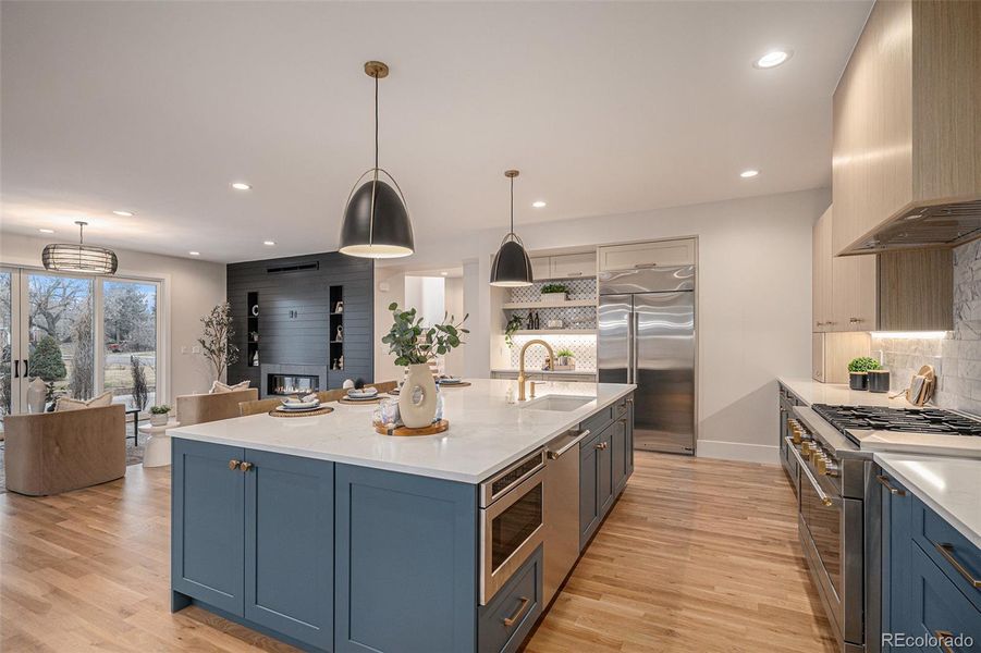 Furnished interior view inside a new home in , Denver (Image 12).