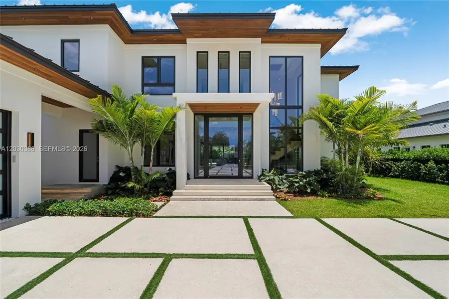 Exterior details and patio area of a home in , Miami (Image 3).