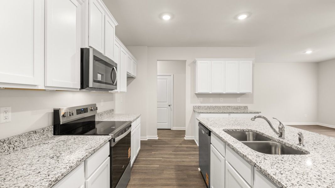 Representative furnished interior of a home built from the Stratford by D.R. Horton in Laurel Park Townhomes, Hephzibah (Image 10).