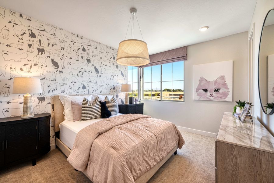 Representative furnished interior of a home built from the Ventana Plan 4507 by Tri Pointe Homes in Waterston Central, Gilbert (Image 16).