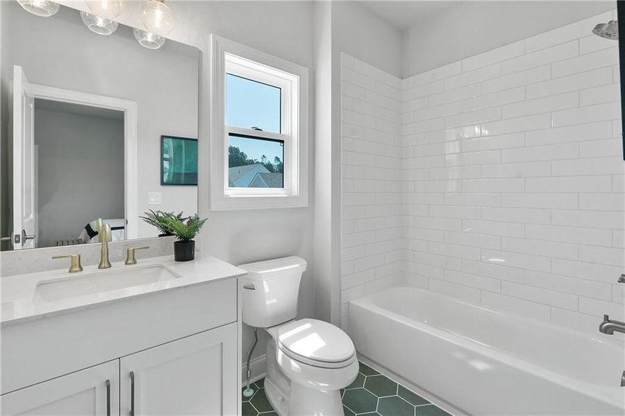 Furnished interior view inside a new home in Promenade at Sawnee Village, Cumming (Image 32).