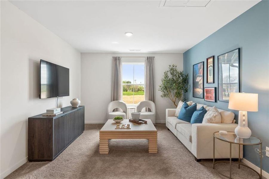 Furnished interior view inside a new home in Walker Grove, McDonough (Image 10).