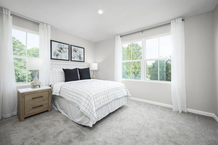 Furnished interior view inside a new home in Robin Creek, Charlotte (Image 14).